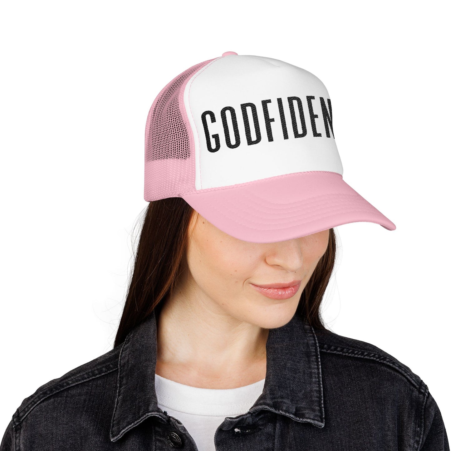 New Merch!!! We All Need Godfidence.....Foam Trucker Hat (Embroidery)  His Promise