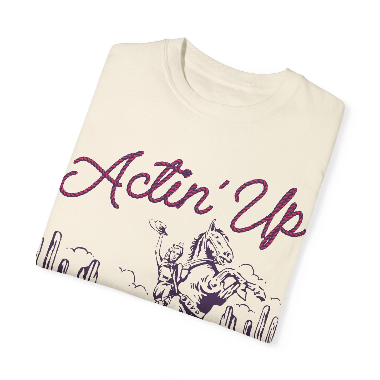 Spunky Acting Up Cowgirl T-shirt