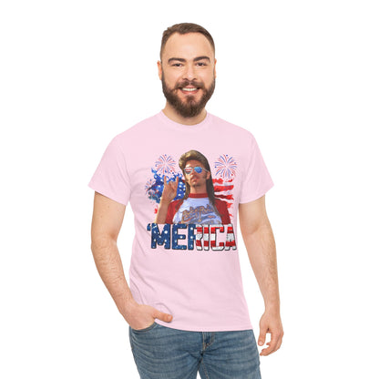 Nothing Better Than Joe Dirt 'Merica Shirt Patriotic Unisex Heavy Cotton Tee - Perfect for July 4th, BBQs, Festivals, Casual Wear, Gifts for Friends, Fourth of July