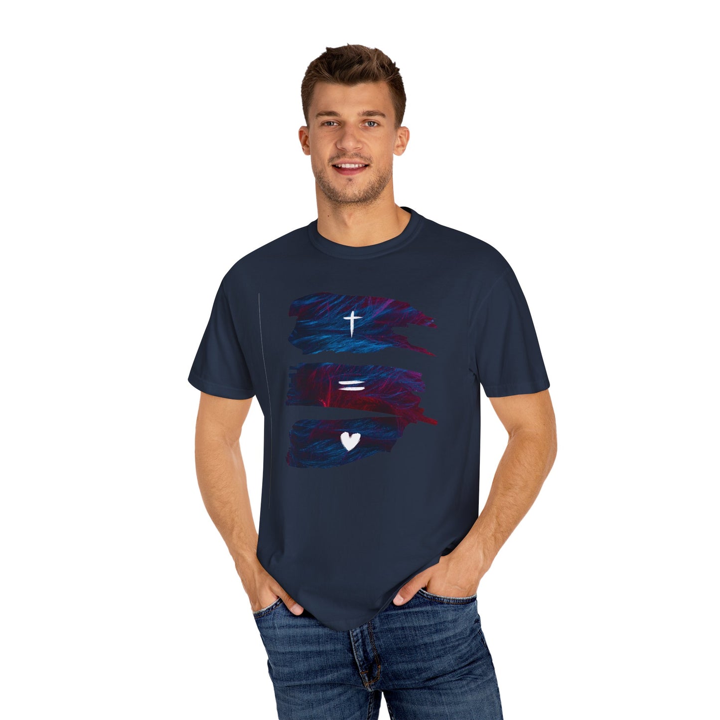 Faith Equals Love Unisex T-shirt - Church Camp Vacation Bible School Shirt