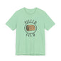 Hay Season Is Here.... Rolled Gold Tee - Fun  Jersey Tee for Farm Wives, Casual Wear, Tractors, Farm Mama, Cattle Feeding, Round Bales, Cattle, Cow