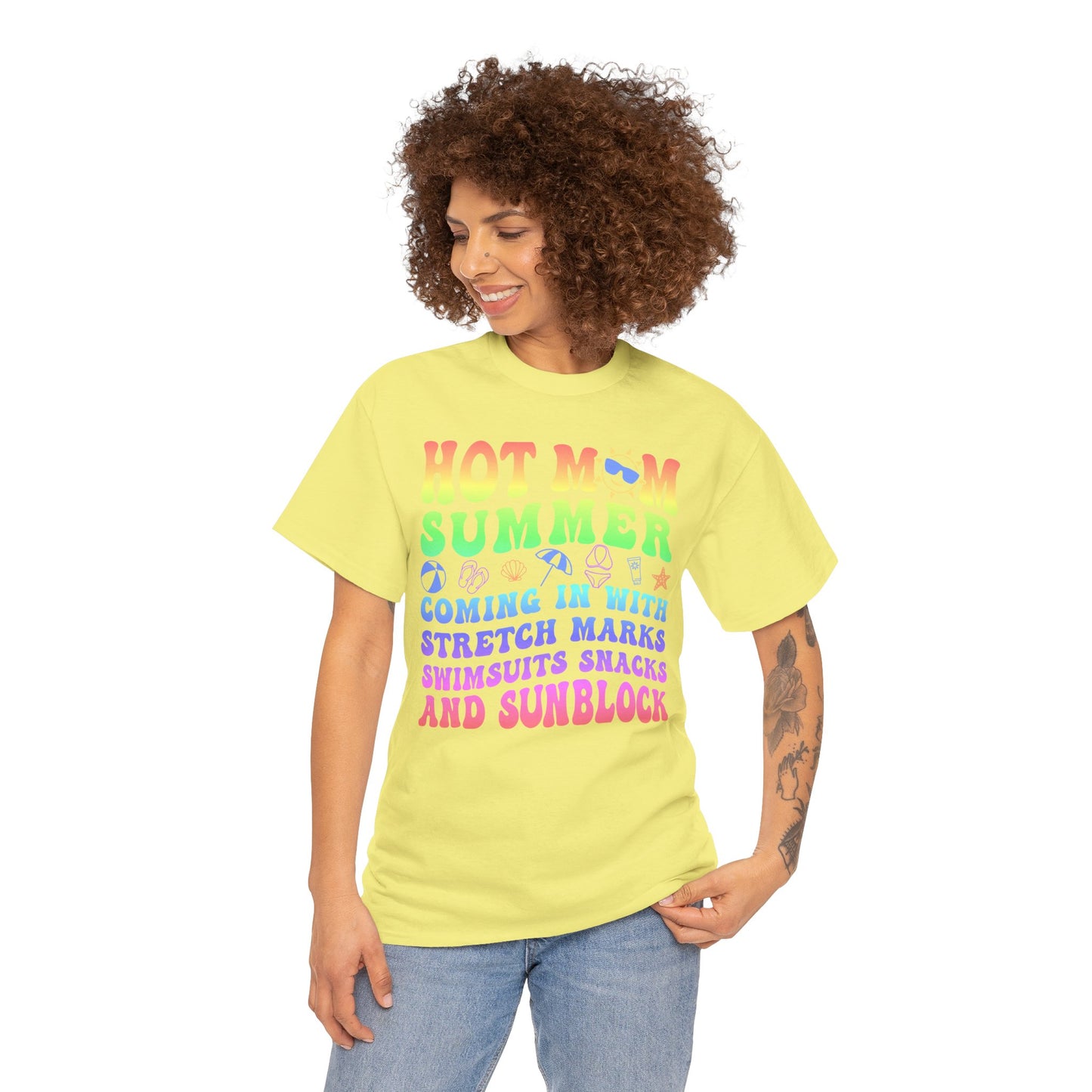 New HOT Summer Mom Tee, Hot Momma Summer Shirt,  Perfect Gift for Moms, Trendy Summer Top, Trendy Graphic Tee