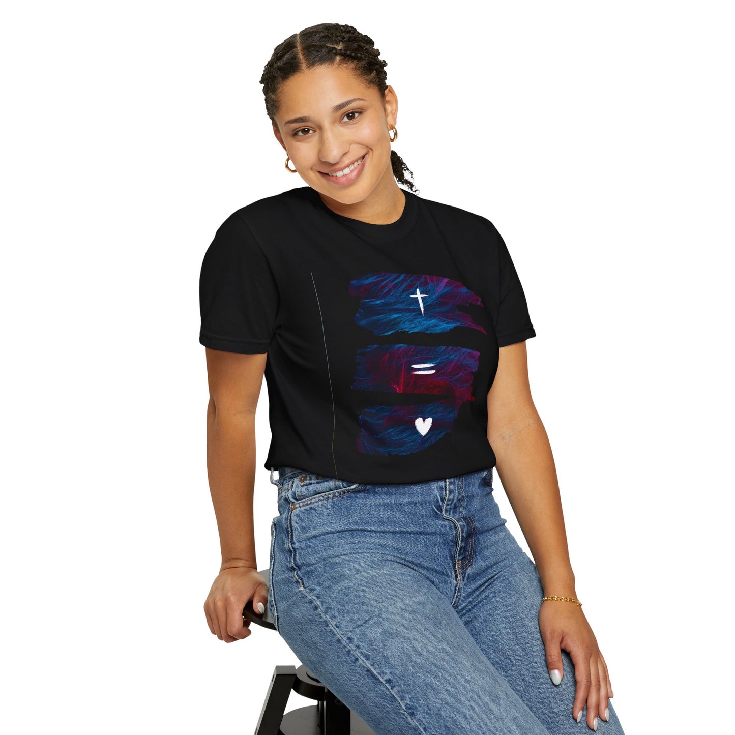 Faith Equals Love Unisex T-shirt - Church Camp Vacation Bible School Shirt