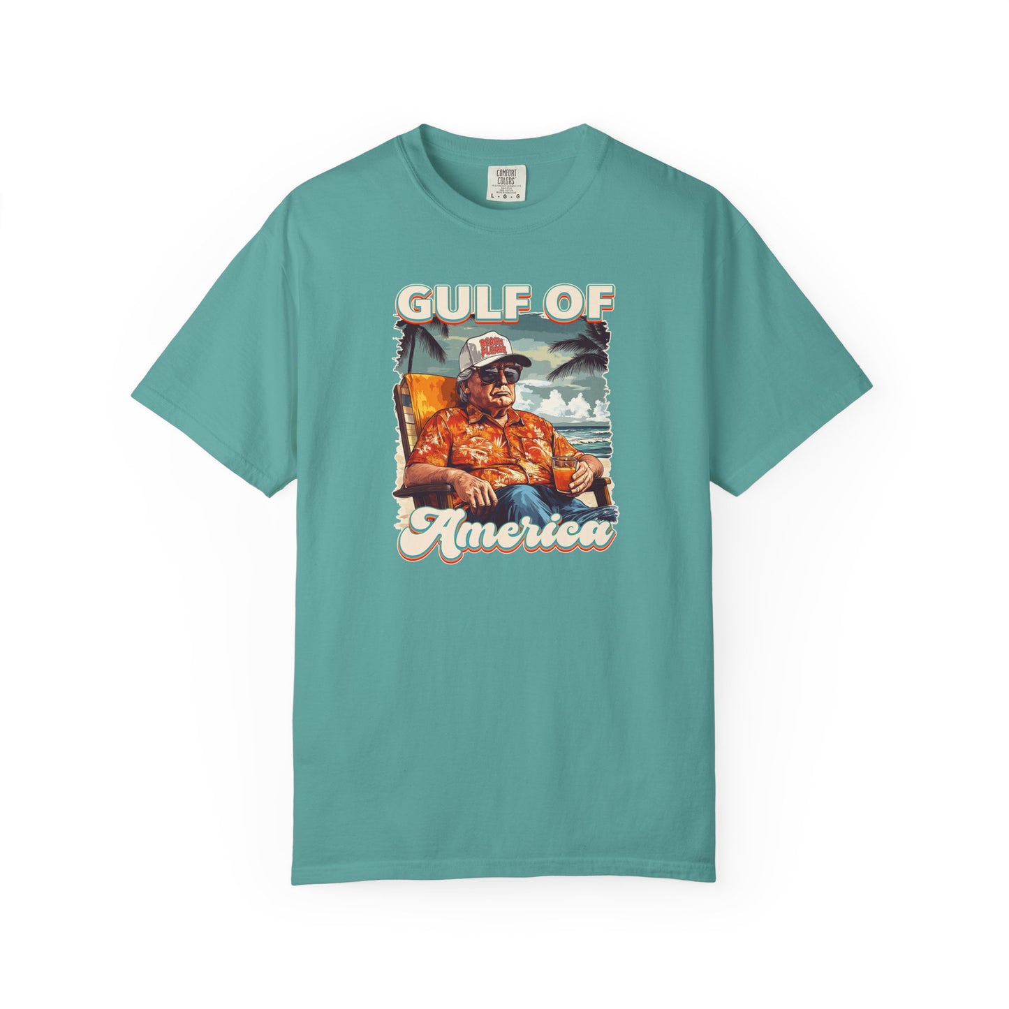 Donald Trump Vintage Gulf of America T-Shirt - Relaxed Fit Unisex Tee Gulf Of America Patriotic Tee, Gulf of America Shirt Est 2025