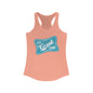 New The Creek is Calling ... Creek Time Racerback Tank, Summer Tank Top, Turquoise Graphic Design, Distressed, Vintage Vibe,
