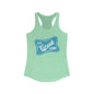 New The Creek is Calling ... Creek Time Racerback Tank, Summer Tank Top, Turquoise Graphic Design, Distressed, Vintage Vibe,