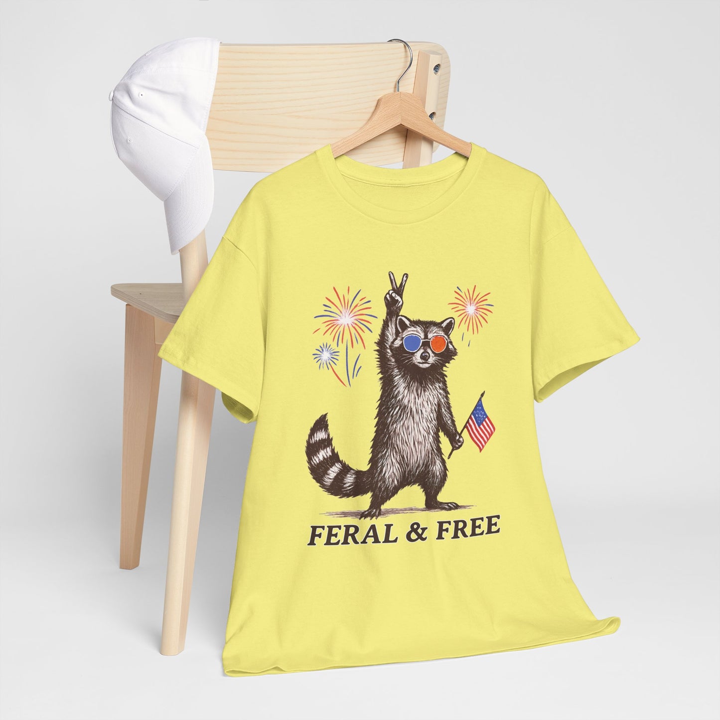 USA Feral and Free Tee~ 4th of July Tshirt, Fourth of July Tee, Independence Day Top, Independence Day Tshirt, Red White and Blue, Patriotic, Flag, America, Merica'