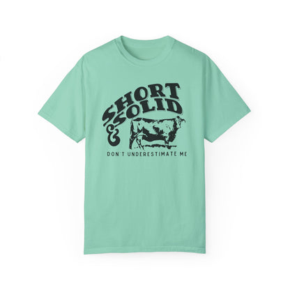 Nothing Like a Good Short and Solid!! Worth the money. Women's Tee Great for Summer Time or Heading to the Rodeo Western Vibes