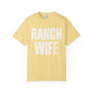 Distressed Retro Chic Ranch Wife T-Shirt, Western Tee for Farm Girls,  Ranch Life Style Shirt, Perfect for Rodeos Casual