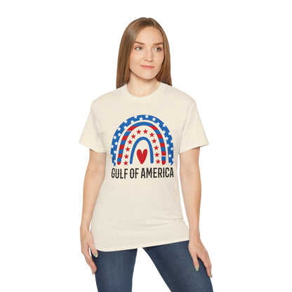 NEW Patriotic Gulf of America Graphic Tee, Gulf of America Tshirt, Gulf of America est 2025, Fun T-shirt, Patriotic Top,