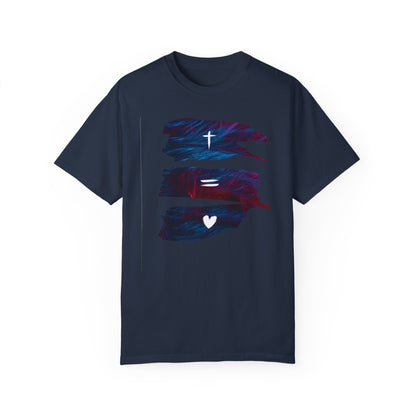 Faith Equals Love Unisex T-shirt - Church Camp Vacation Bible School Shirt
