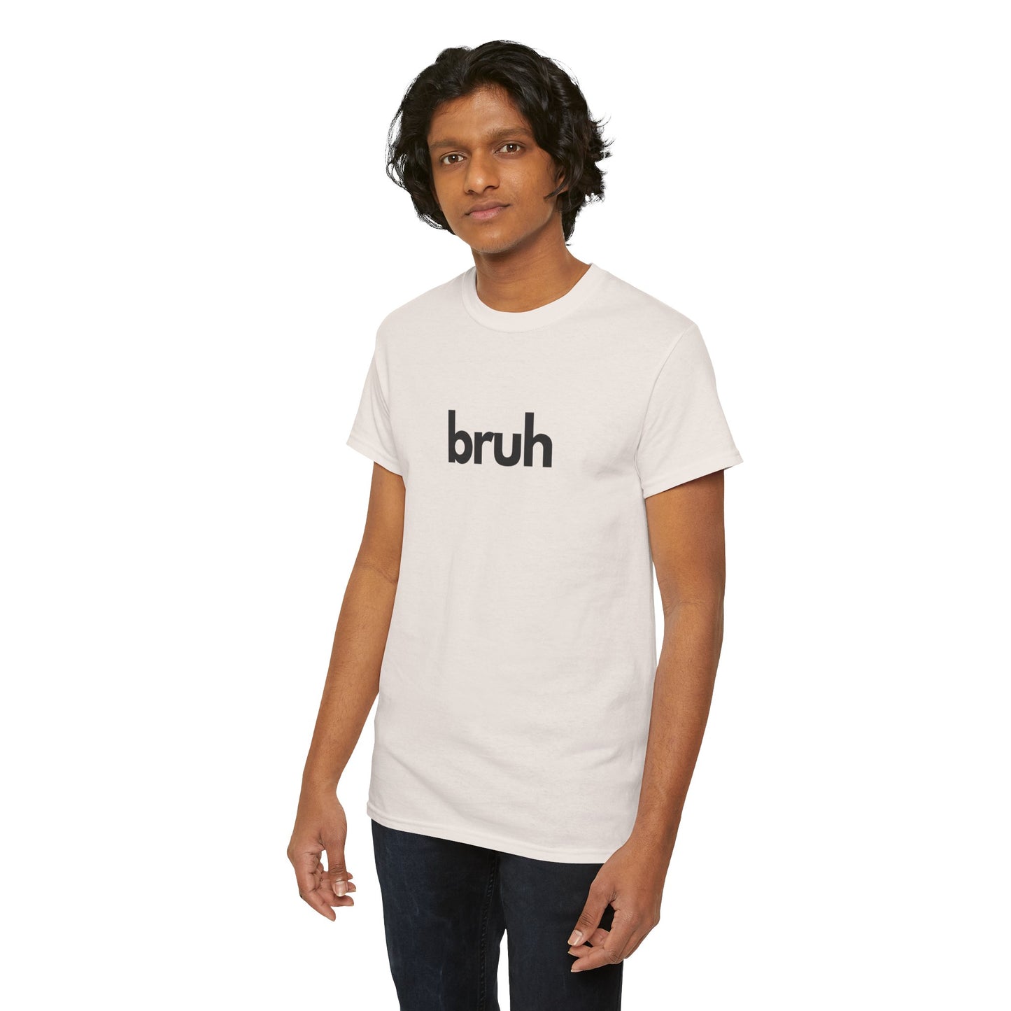 Yo Yo! BRUH.......Funny 'bruh' Unisex Heavy Cotton Tee - Casual Graphic Shirt for Everyday Wear Simple  9 Great Colors Mothers Fathers Day