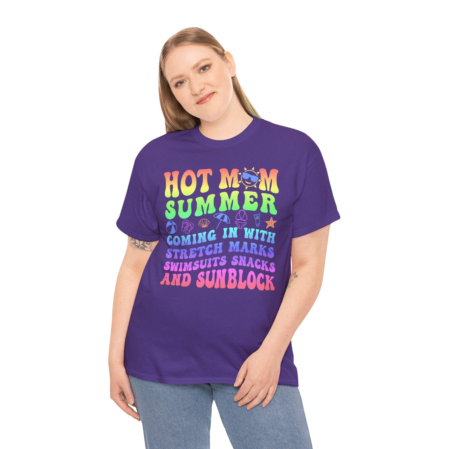 New HOT Summer Mom Tee, Hot Momma Summer Shirt,  Perfect Gift for Moms, Trendy Summer Top, Trendy Graphic Tee