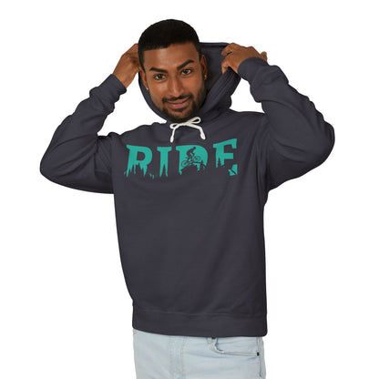 The Ride Mountain Biking Hoodie Comfy Pullover Ride The Trails Lightweight Springtime