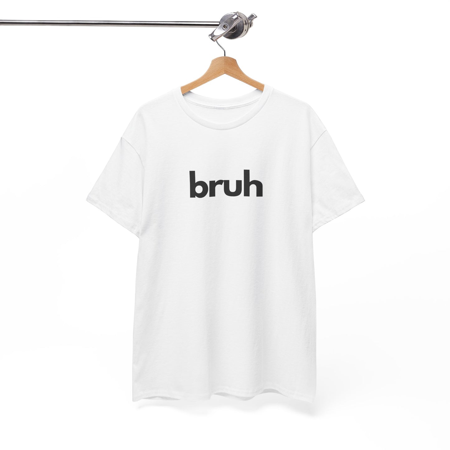 Yo Yo! BRUH.......Funny 'bruh' Unisex Heavy Cotton Tee - Casual Graphic Shirt for Everyday Wear Simple  9 Great Colors Mothers Fathers Day