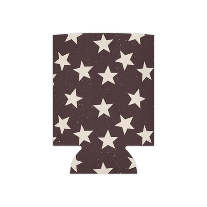 Rustic Star Can Cooler Americana Stars - Western Vibes - Retro Stars