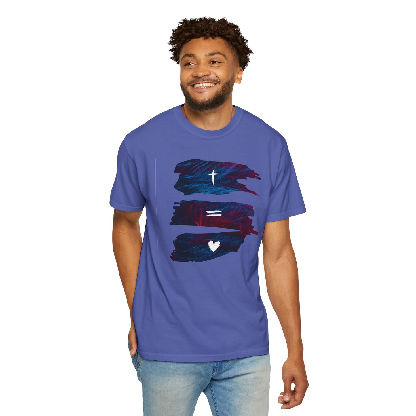Faith Equals Love Unisex T-shirt - Church Camp Vacation Bible School Shirt