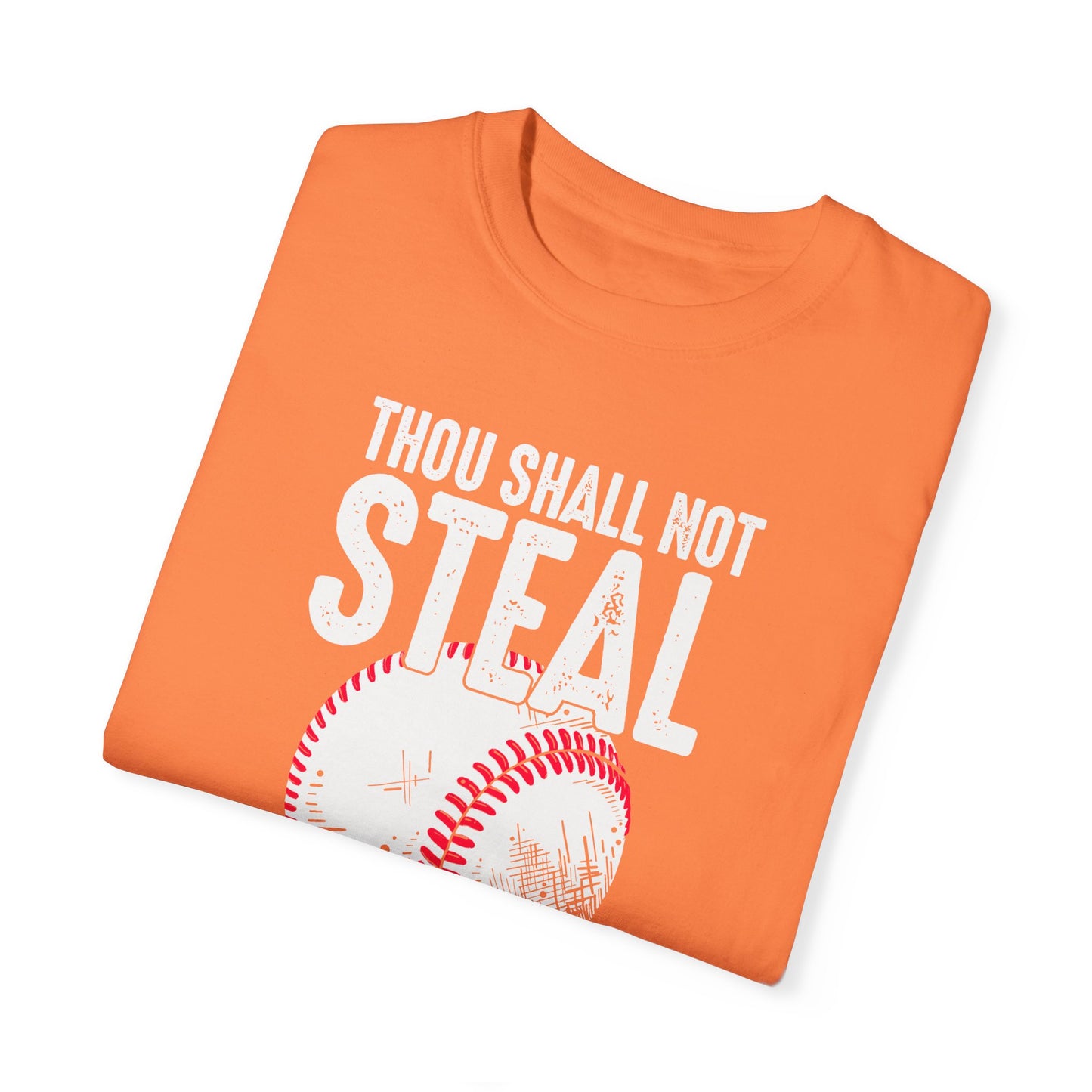 Baseball / Softball Christian Unisex T-shirt - Thou Shall Not Steal Design