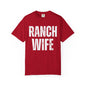 Distressed Retro Chic Ranch Wife T-Shirt, Western Tee for Farm Girls,  Ranch Life Style Shirt, Perfect for Rodeos Casual