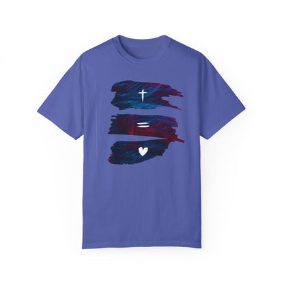 Faith Equals Love Unisex T-shirt - Church Camp Vacation Bible School Shirt