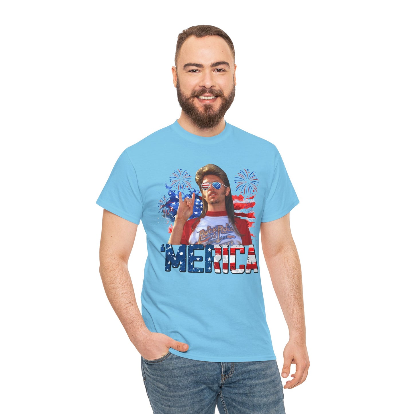 Nothing Better Than Joe Dirt 'Merica Shirt Patriotic Unisex Heavy Cotton Tee - Perfect for July 4th, BBQs, Festivals, Casual Wear, Gifts for Friends, Fourth of July