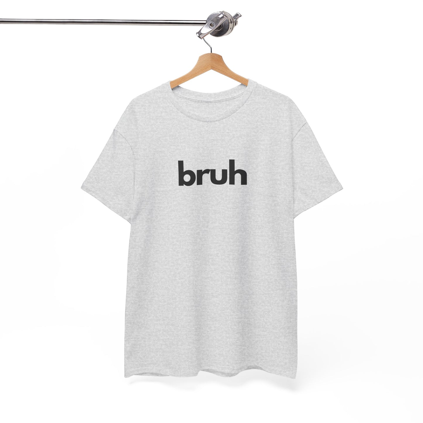 Yo Yo! BRUH.......Funny 'bruh' Unisex Heavy Cotton Tee - Casual Graphic Shirt for Everyday Wear Simple  9 Great Colors Mothers Fathers Day