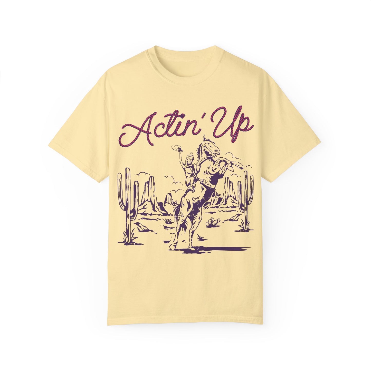 Spunky Acting Up Cowgirl T-shirt