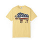 Distressed Graphic American Buffalo T-Shirt, Patriotic Tee, Unisex Graphic Shirt, 4th of July, Red White and Blue, Fourth of July,  Different colors
