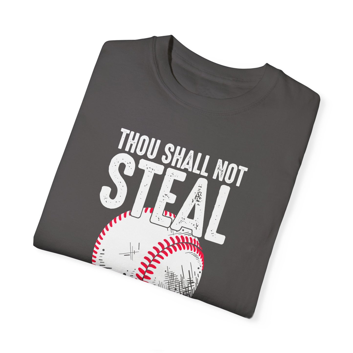 Baseball / Softball Christian Unisex T-shirt - Thou Shall Not Steal Design