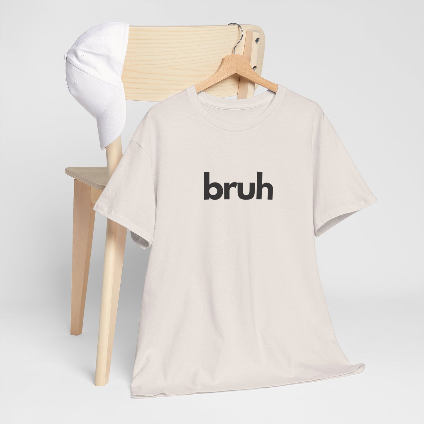 Yo Yo! BRUH.......Funny 'bruh' Unisex Heavy Cotton Tee - Casual Graphic Shirt for Everyday Wear Simple  9 Great Colors Mothers Fathers Day