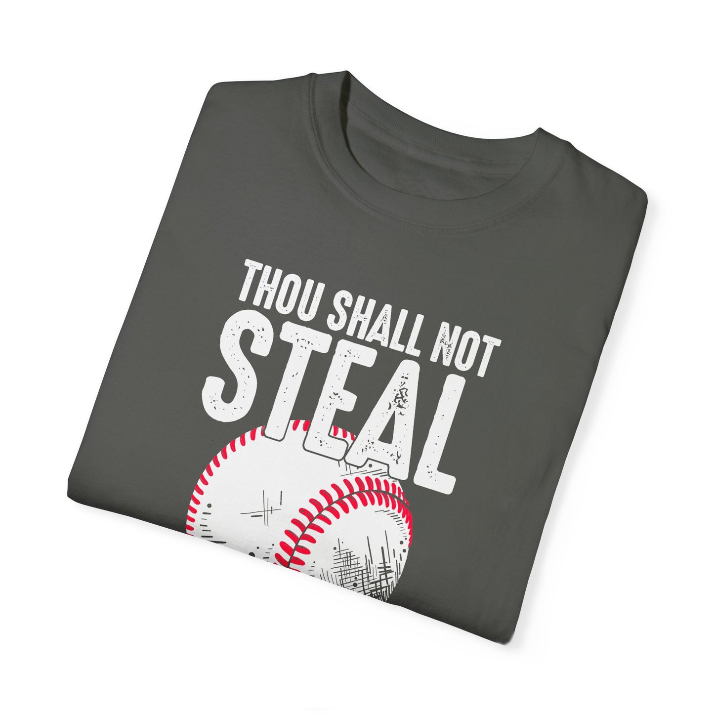 Baseball / Softball Christian Unisex T-shirt - Thou Shall Not Steal Design