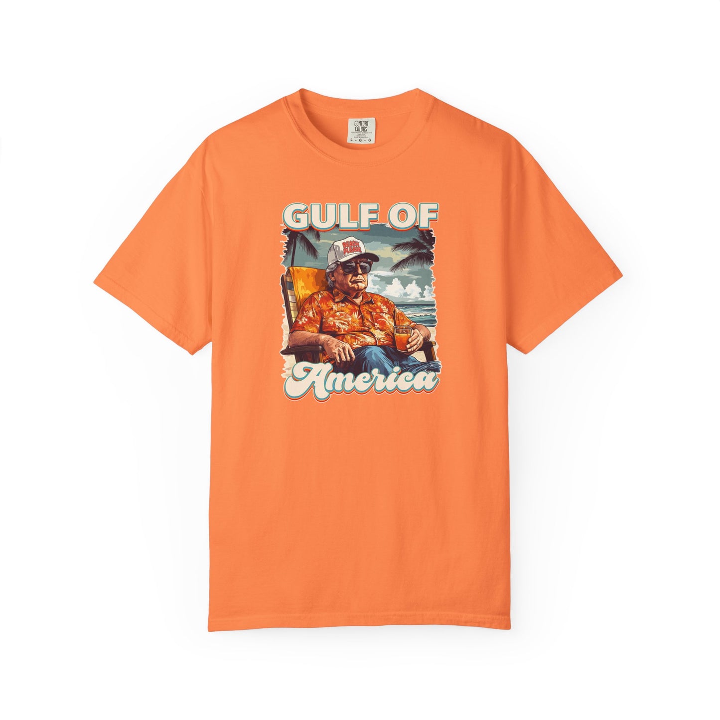 Donald Trump Vintage Gulf of America T-Shirt - Relaxed Fit Unisex Tee Gulf Of America Patriotic Tee, Gulf of America Shirt Est 2025