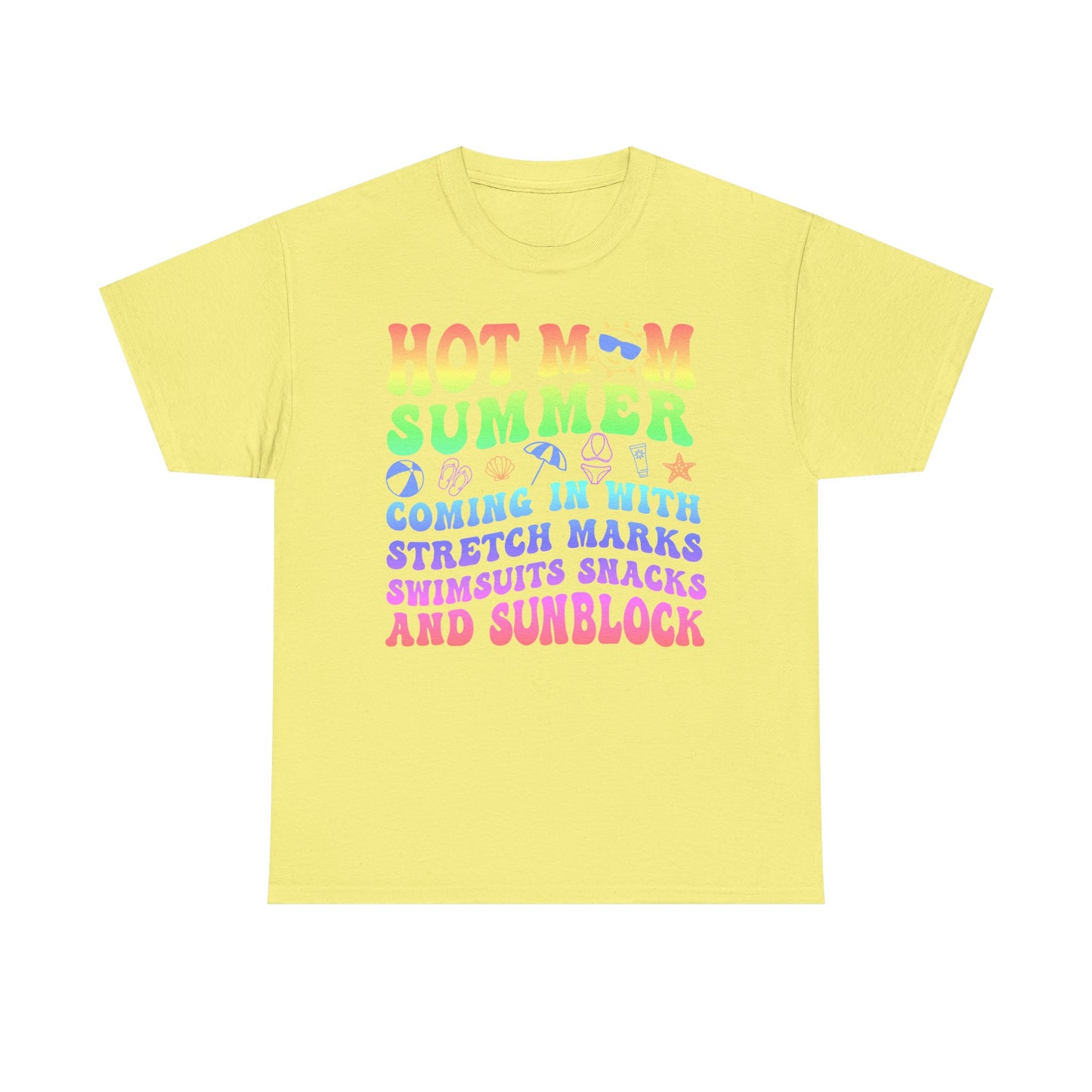 New HOT Summer Mom Tee, Hot Momma Summer Shirt,  Perfect Gift for Moms, Trendy Summer Top, Trendy Graphic Tee