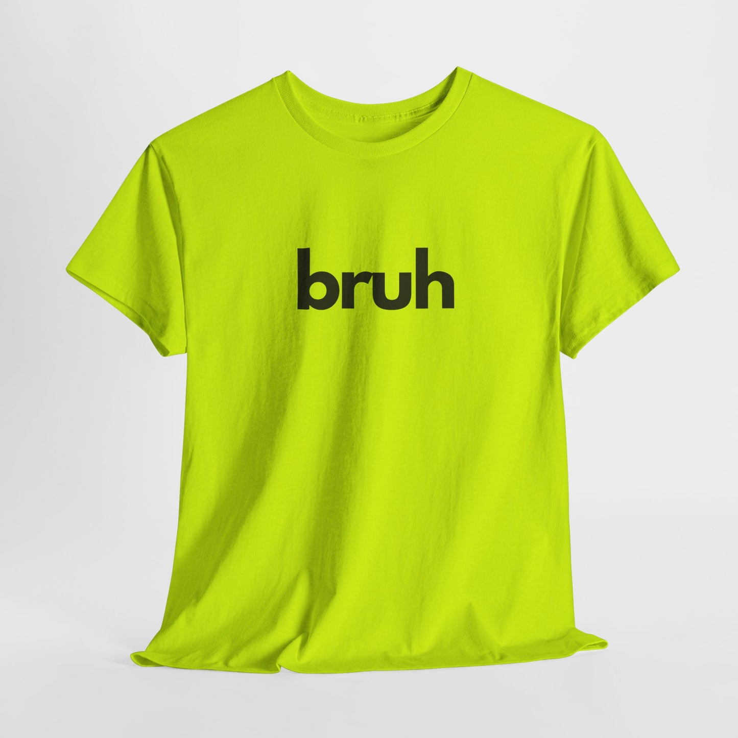 Yo Yo! BRUH.......Funny 'bruh' Unisex Heavy Cotton Tee - Casual Graphic Shirt for Everyday Wear Simple  9 Great Colors Mothers Fathers Day