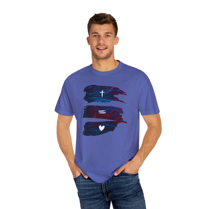 Faith Equals Love Unisex T-shirt - Church Camp Vacation Bible School Shirt
