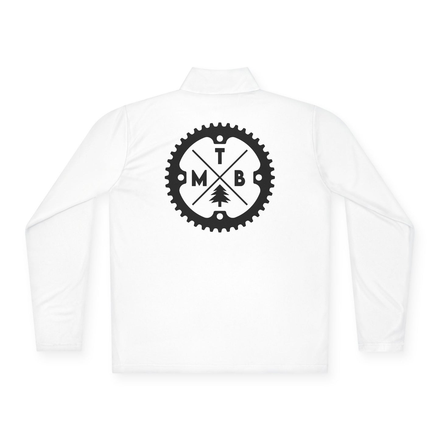 Mountain Biking Unisex Quarter-Zip Pullover - MTB Adventure Gear with Unique Graphic Design, Trails, Streets, Cycling, Biking