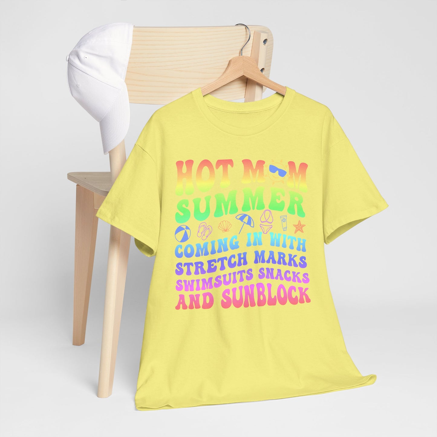 New HOT Summer Mom Tee, Hot Momma Summer Shirt,  Perfect Gift for Moms, Trendy Summer Top, Trendy Graphic Tee