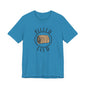 Hay Season Is Here.... Rolled Gold Tee - Fun  Jersey Tee for Farm Wives, Casual Wear, Tractors, Farm Mama, Cattle Feeding, Round Bales, Cattle, Cow