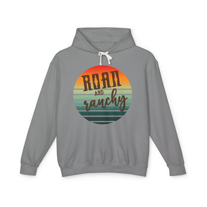 The Best Pullover Ever ~~Western Roan and Ranchy  Lightweight Hooded Sweatshirt, Great for Rodeos, Cool Nights, Bonfires, Lake, Beach, River