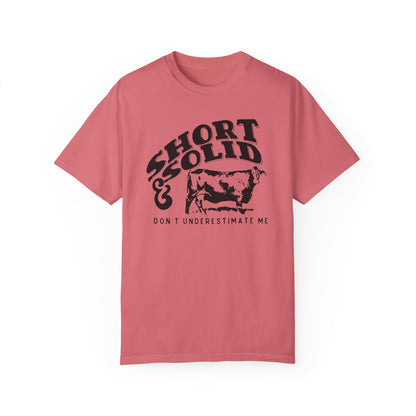 Nothing Like a Good Short and Solid!! Worth the money. Women's Tee Great for Summer Time or Heading to the Rodeo Western Vibes