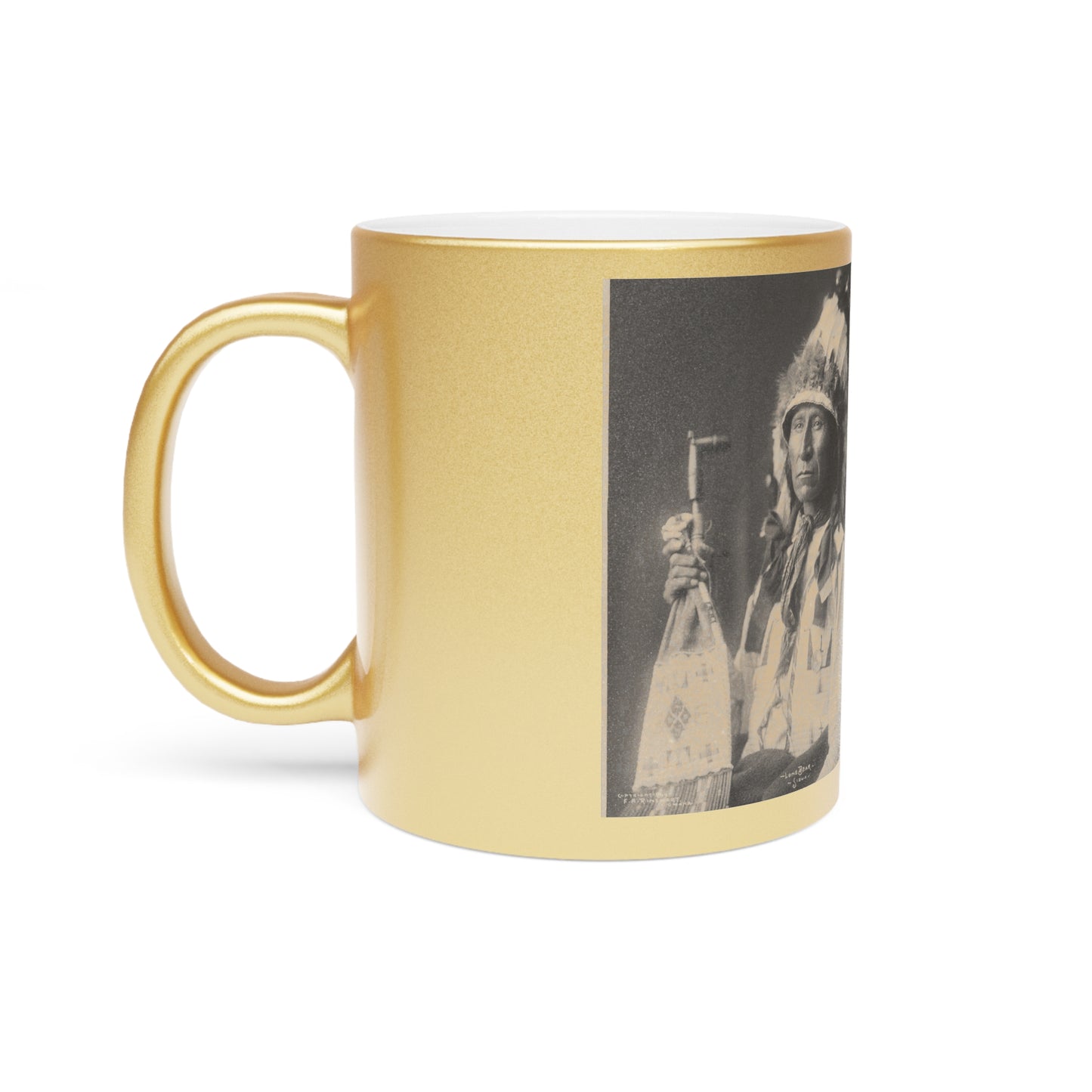 Sioux Photo Metallic Mug (Silver\Gold)