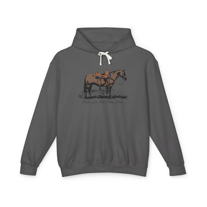 New Pretty Girls Ride Pretty Horses Lightweight Hooded Sweatshirt - Barrel Racer, Horse Lovers, Trail Rides. This will be your favorite- Multiple Colors Available