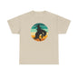 Ride It! Retro Cowboy Unisex Heavy Cotton Tee Rodeo, Honky Tonk,  Concert, County Fair -Great Layering Tee.  8 Great Colors to Choose From