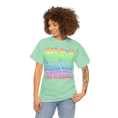 New HOT Summer Mom Tee, Hot Momma Summer Shirt,  Perfect Gift for Moms, Trendy Summer Top, Trendy Graphic Tee