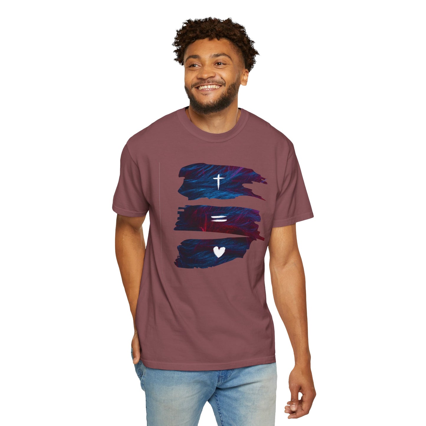 Faith Equals Love Unisex T-shirt - Church Camp Vacation Bible School Shirt