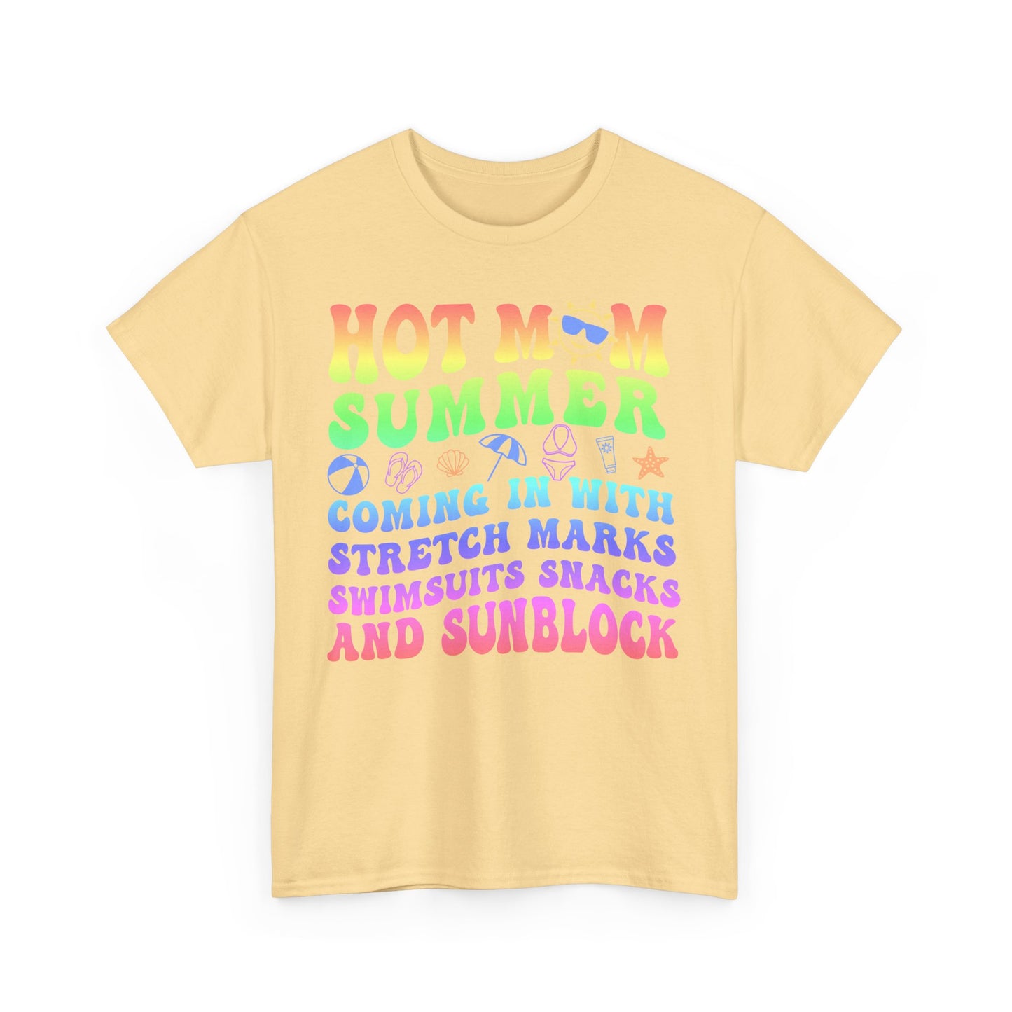 New HOT Summer Mom Tee, Hot Momma Summer Shirt,  Perfect Gift for Moms, Trendy Summer Top, Trendy Graphic Tee