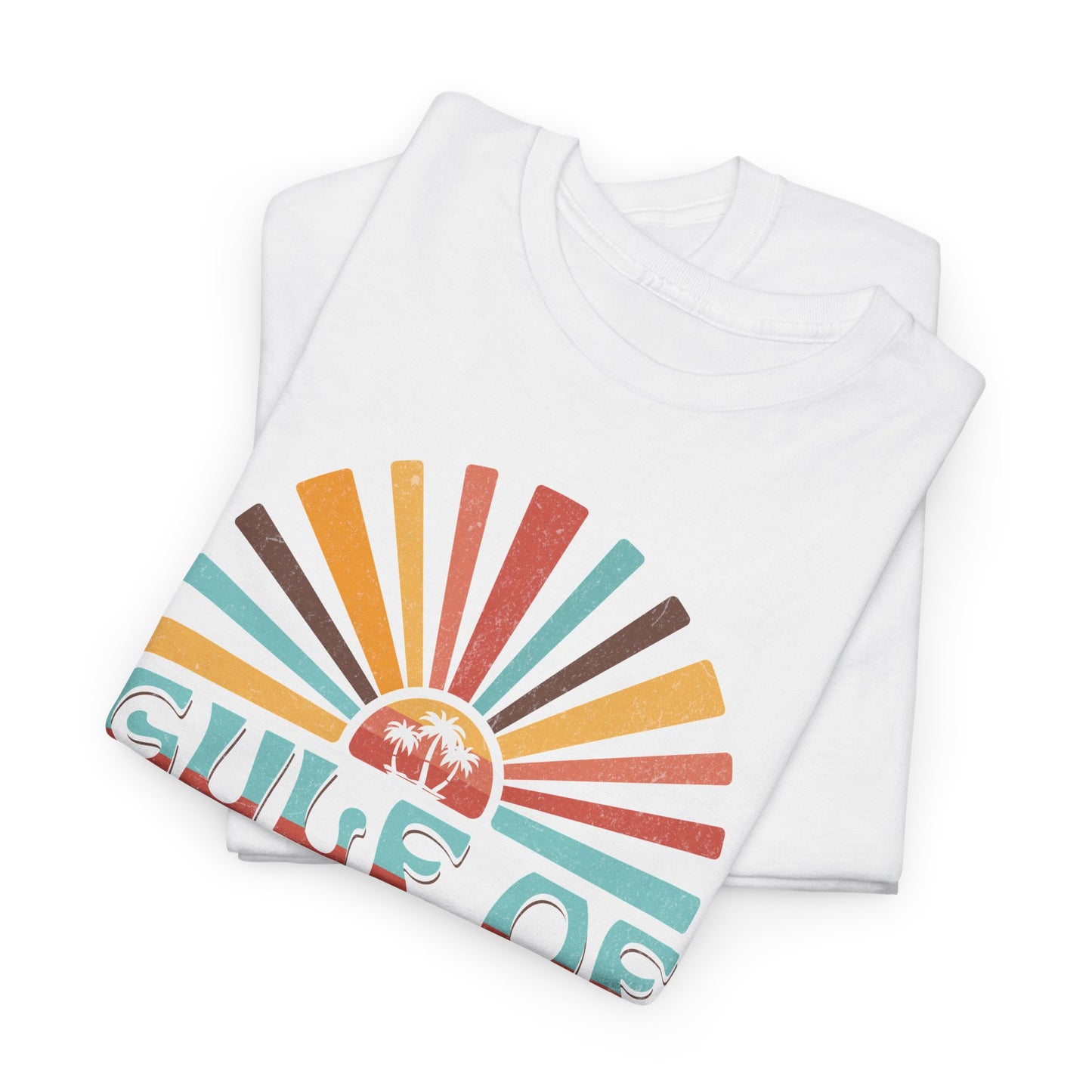 Gulf of America Sunset Tee - Casual Summer Vibe, Beachwear for Vacation, Gift for Travelers, Festival Essential, Retro Graphic Tee, Beach Wea