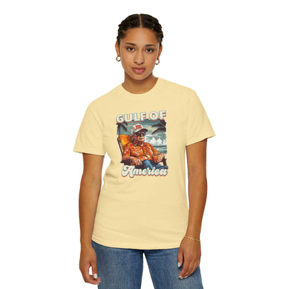 Donald Trump Vintage Gulf of America T-Shirt - Relaxed Fit Unisex Tee Gulf Of America Patriotic Tee, Gulf of America Shirt Est 2025