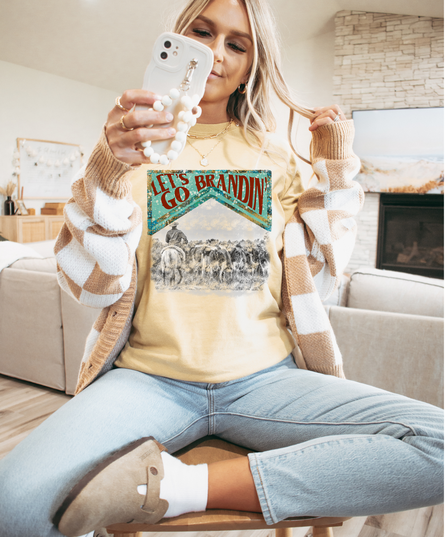 Lets Go Brandin Tshirt - 6 Colors Available