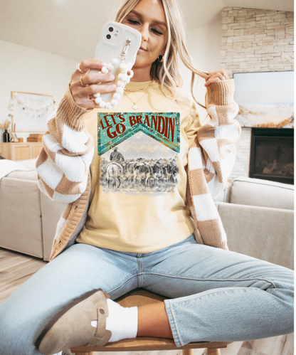 Lets Go Brandin Tshirt - 6 Colors Available